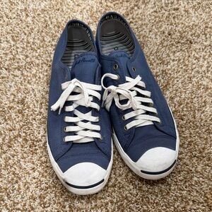 Converse Jack Purcell Men's Dark Blue and White Sneakers